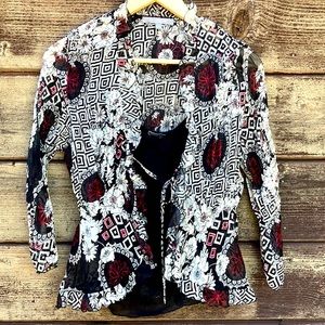 NY Collection Blouse 3/4 sleeves